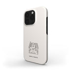 funda de movil color crema hogar MIMO & MANTA de lado