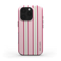 funda de móvil rayas rosa y verde de frente - MIMO & MANTA