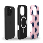 funda de móvilsol azul marino y rosa composición - MIMO & MANTA