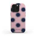 funda de móvilsol azul marino y rosa de frente - MIMO & MANTA