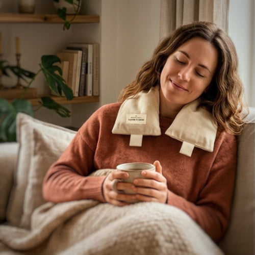 saco térmico de semillas cervical modelo arena 