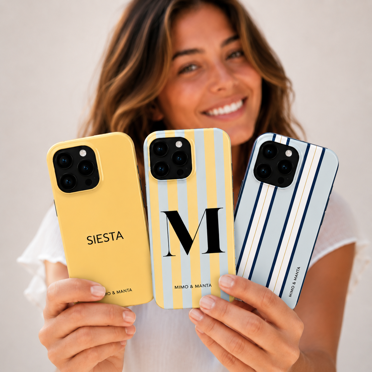 FUNDA DE MÓVIL PERSONALIZABLE — RAYAS TUMBONA