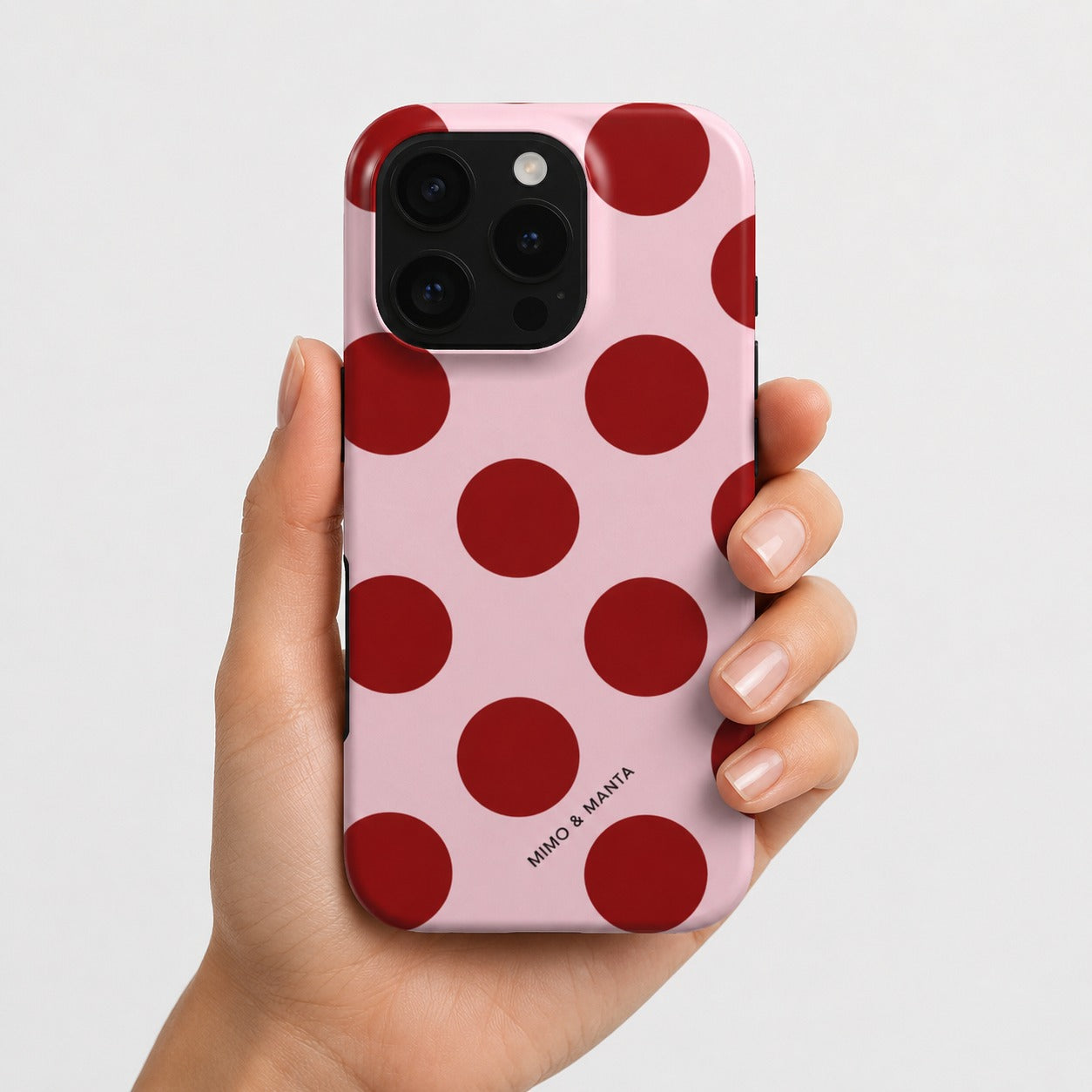 Funda de móvil con lunares de colores diseño MIMO & MANTA
